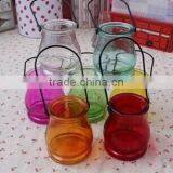 Home Decoration Use and Glass Material Glass Candle Jar