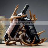 Resin Deer Anti-antlers Wine Bottle Holder thumbnail-2