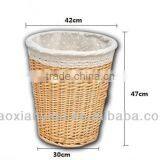 Handmade Woven Round Basket Low Price Big Capacity For Laundry Storage thumbnail-1