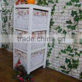 White Wooden Cabinet With Drawers/wooden Chest/wooden Furniture thumbnail-4