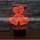 New Item Deco 3D Night Light 7 Color Changing 3D Led Table Lamps thumbnail-3