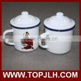 Most Popular no Fade Printed Enamel Mugs Tea Cup for Drinking thumbnail-4