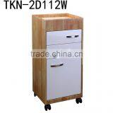 Portable Manicure Furniture Cabinet With Movable Stool Inside for Nail Salon TKN-2D112W thumbnail-1