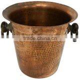 Copper Antique Party Used Wine Buckets thumbnail-1