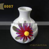 Beautiful White Color Ceramic Flower Vase thumbnail-3