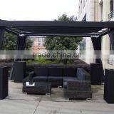 Outdoor Luxurious Rattan Pavilion Gazebo Garden Tent Supplies thumbnail-3