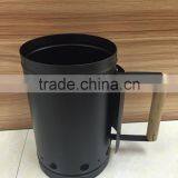 Good Helper Outdoor BBQ Chimney Charcoal Fire Starter With Wooden Handle thumbnail-3