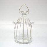 White Iron Wire Candle Holder thumbnail-2