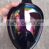Magic Color Plating Snorkel Mask Full Face Protect Eyes Fashionable Mask for Diving Swimming thumbnail-2