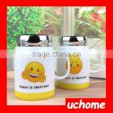 UCHOME Lovely Ceramic Emoji Coffee Mug Wholesale,2017 Popular Ceramic Emoji Mug For Sale thumbnail-3