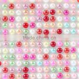 Muti-color Pearl Car Sticker Adhesive Rhinestone