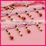 wholesale decorative beaded trimming for clothing WTP-1255