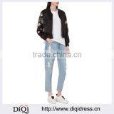 Wholesale Women Round Neck Cotton and Linen-blend T-shirt(DQE0090T) thumbnail-1