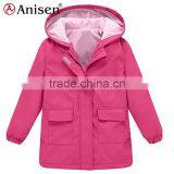 Oem Factory Children Boutique Kids Clothing Girls Softshell Jacket thumbnail-1