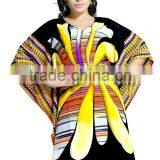 Crepe Fabric Designer Printed Kaftan / Poncho/kaftan Dress/abaya Kaftan thumbnail-4