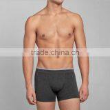 Men's Tight Plain Black Boxer Briefs Wholesale