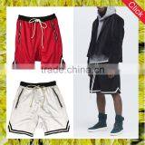 Custom Elastic Waist Gym Striped Basketball Jogger Wholesale Mens Sweat Crossfit Harem Sweat Shorts Pants thumbnail-1