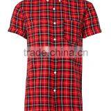 Mens Long Line Scotland Plaid Shirt 100 Cotton Shirt thumbnail-4