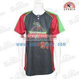 2016 Fashion Two Button Baseball Jersey Good Quality Baseball Jersey Casual Wear New Custom Baseball Jerseys thumbnail-3