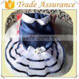 New Blue Pet Dog Navy Dress Puppy Dog Cute Dress Costume Chihuahua Clothes thumbnail-1