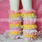 Girls Yellow Pink Blue Lace Petti Warmers LM16 thumbnail-1