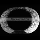 Optic Crystal Glass Round Blank Iceberg Block For Souvenirs Office Decoration JKC-0084 thumbnail-5