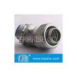 45 / 90 Degree UL Standard Malleable Iron Liquid Tight Connector Flexible Conduit And Fittings