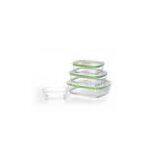 Rectangular Pyrex Glass Containers With Lids , Good Odors And Stains Resistance thumbnail-1