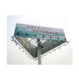 Giant Unipole Outdoor Advertising Billboards , Square / Airport Three Sided Billboard