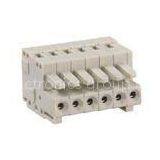 2P - 24P 250V 10A 24 - 16 AWG Female MCS Connector , Spring Cage Clamp