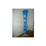 Blue Metal Plate Hanging Display Racks Shop / Grocery Store Displays