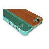 Gennuine Wood and Aluminum IPhone 5S and IPhone 5 Wooden Back Cover Shockproof thumbnail-1