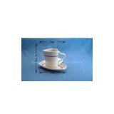 Sell Ceramic Heart-shape Tea Cup and Saucer