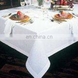 100% Pure Linen Table Cloth With Hemstitch thumbnail-1