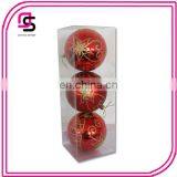 Plastic Christmas Ball ,Christmas Tree Ball,Christmas Hang-painted Ball 3/S thumbnail-1