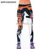 Wholesale Print High Waist Custom Womens Yoga Pants thumbnail-1