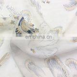 Printed 100% Silk Chiffon With Floral Prints, Two Colors