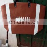 Wholesale canvas sports tote football bag from factory