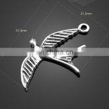 Wholesale Animal Bird Swallow Shape Pendant Alloy Pendant Shoes Accessories thumbnail-1