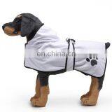 New Design Strong Absorbent Pet Bath Towel Blanket Pet Bathrobe Clothes for Dogs thumbnail-6