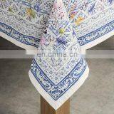 Natural Linen Rectangle Party Table Cover Kitchen Dinning Tablecloth Heavyweight Cotton Dust-Proof Table Cover thumbnail-2