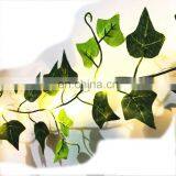 2020 Hot Sale Battery Operated Spring Hanging Fairy Night Decor Led Leaf String Light Waterproof Outdoor Garden Decoration