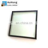 Low e Double Lowe Glass , Silver Curtain Exterior Wall Glass Price