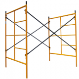 H frame scaffolding for construction