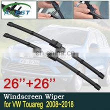 Car Wiper Blade for VW Volkswagen Touareg 7P 7L 2008~2018 Front Window Windshield Wipers Car Goods 2010 2011 2012 2015 2016 2017