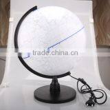 White Plastic Globe With Lamp