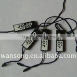 OEM Fashionable Shoes Plastic String Seal With Custom Design