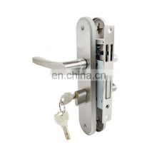 TOP quality zinc alloy Interior front door lock and handle double door handle lock lock door set