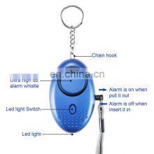 Wholesale 140dB Personal Anti-Attack Safety Keychain Alarm Personal Alarms for Children With Led Light thumbnail-5
