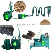 High effective wood sawdust rice husk briquette machine